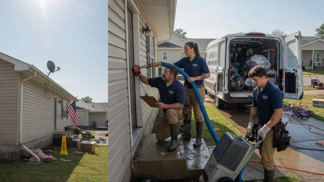 Ceiling Water Damage Restoration in Spokane, MO near me